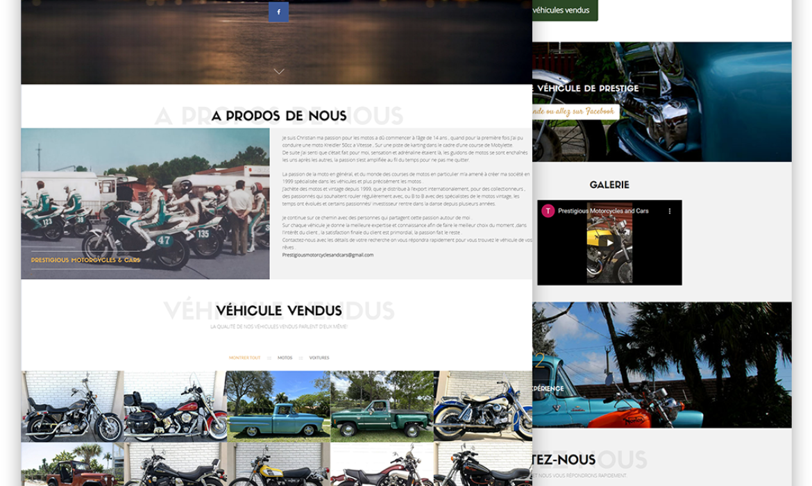 Vintage Motorcycles Website